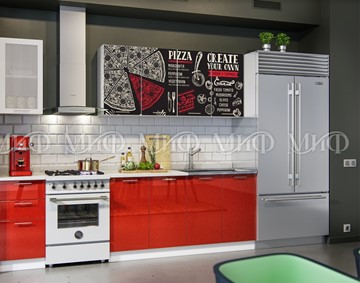 Гарнитур на кухню фотопечать Пицца 2,0 в Якутске