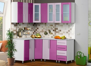 Модульная кухня Мыло 224 1800х1400, цвет Виолетта/Сирень в Якутске