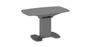 Стеклянный стол Портофино (СМ(ТД)-105.02.11(1)), цвет Серое/Стекло серое матовое LUX в Якутске