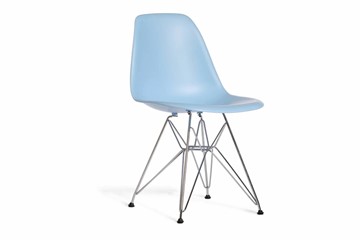 Кухонный стул derstuhl DSL 110 Chrom (голубой) в Якутске
