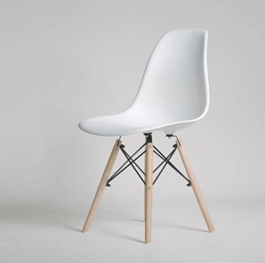 Обеденный стул derstuhl DSL 110 Wood (белый) в Якутске