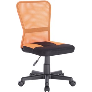 Компьютерное кресло Brabix Smart MG-313 (без подлокотников, комбинированное, черное/оранжевое) в Якутске