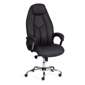Кресло офисное BOSS Lux, кож/зам, черный, арт.21151 в Якутске