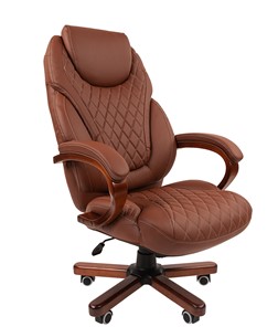 Офисное кресло CHAIRMAN 406, коричневый в Якутске
