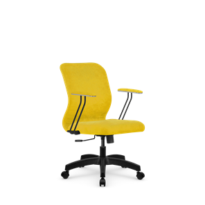 Кресло компьютерное SU-Mr-4/подл.079/осн.001 желтый в Якутске