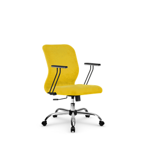 Офисное кресло SU-Mr-4/подл.110/осн.003 желтый в Якутске