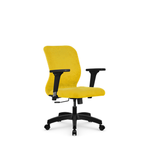 Офисное кресло SU-Mr-4/подл.200/осн.001 желтый в Якутске