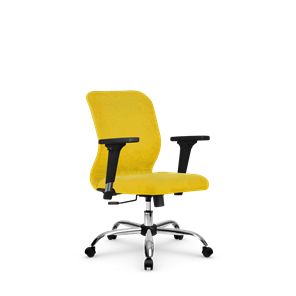 Офисное кресло SU-Mr-4/подл.200/осн.003 желтый в Якутске
