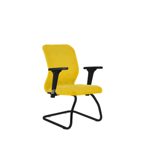Кресло офисное SU-Mr-4/подл.200/осн.008 желтый в Якутске