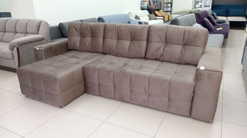 Угловой диван с оттоманкой Реал ДУ Graund 03 велюр в Якутске