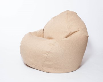Кресло-мешок Макси, рогожка, 150х100, песочное в Якутске