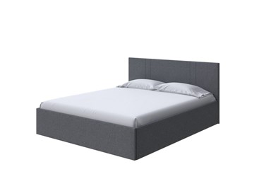 Двуспальная кровать Helix Plus 160х200, Рогожка (Savana Grey (серый)) в Якутске