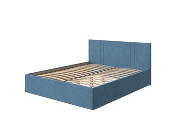 Кровать в спальню Helix Plus 180х200, Велюр (Monopoly Прованский синий (792)) в Якутске