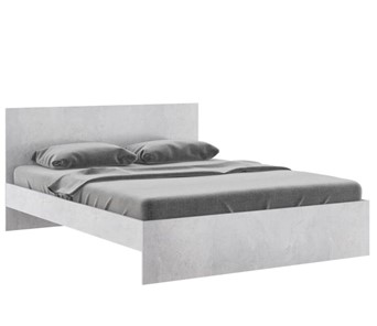 Кровать в спальню Осло М14 с настилами Лайт (Цемент светлый) в Якутске