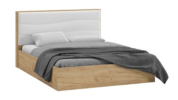 Кровать с механизмом 2-спальная Миранда тип 1 (Дуб крафт золотой/Белый глянец) в Якутске