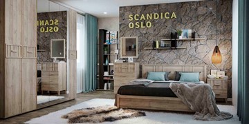 Модульная спальня SCANDICA OSLO №1 в Якутске