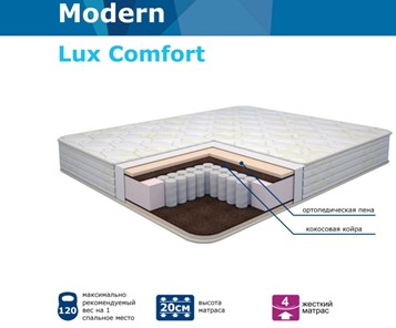 Жесткий матрас Modern Lux Comfort Нез. пр. TFK в Якутске