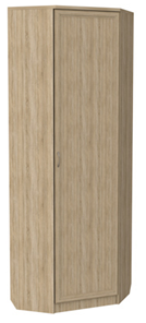 Шкаф 402 угловой со штангой, цвет Дуб Сонома в Якутске