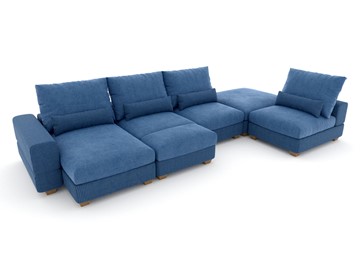 П-образный диван V-10-M П (П1+Д4+Д2+УС+ПС), Memory foam в Якутске