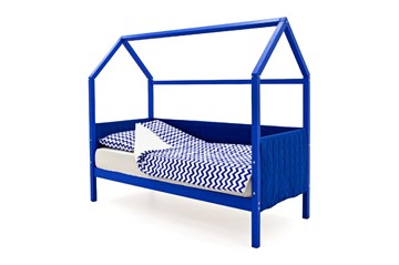 Кровать-домик в детскую «Svogen синий» мягкая в Якутске