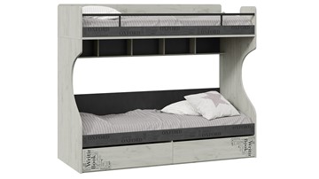 Детская двухэтажная кровать Оксфорд-2 ТД-399.11.01 в Якутске