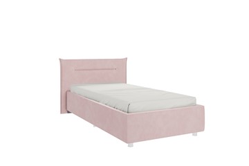 Кроватка 0.9 Альба, нежно-розовый (велюр) в Якутске