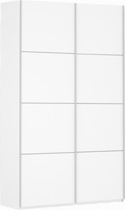 Шкаф-купе 2-х дверный Прайм (ДСП/ДСП) 1600x570x2300, белый снег в Якутске