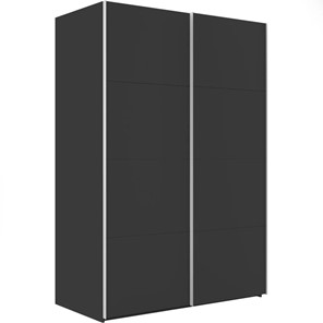 Шкаф 2-дверный Эста (ДСП/ДСП) 1600x660x2200, серый диамант в Якутске