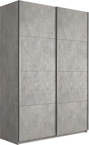 Шкаф 2-х дверный Прайм (ДСП/ДСП) 1400x570x2300, бетон в Якутске