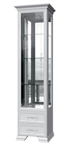 Шкаф-витрина Грация ШР-1, белый, 3 стекла, 420 в Якутске