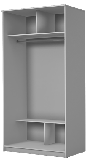 Шкаф 2-х дверный 2200х1200х620 с цветным стеклом ХИТ 22-12/2-22 Бургунд 312, Венге в Якутске - изображение 1