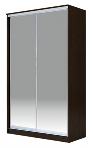 Шкаф-купе 2-х створчатый 2400х1500х620 Хит-24-15-88, Матовое стекло, Венге в Якутске