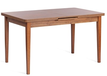 Кухонный раскладной стол AISHA (mod. 1151) ЛДСП+меламин/дерево граб, 130+35х80х75, walnut (орех) арт.19485 в Якутске