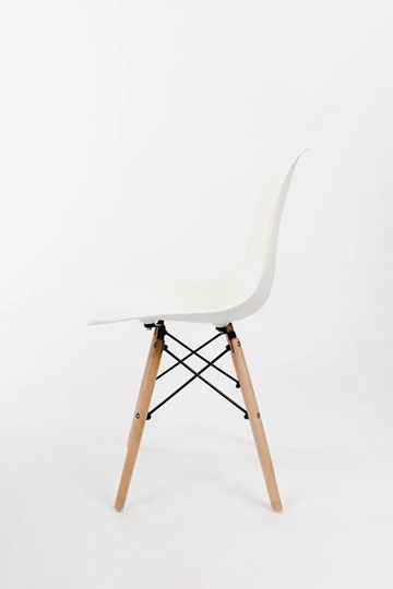 Обеденный стул DSL 110 Wood (белый) в Якутске - изображение 2