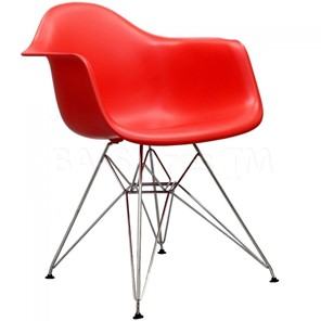Обеденный стул DSL 330 Chrom (красный) в Якутске