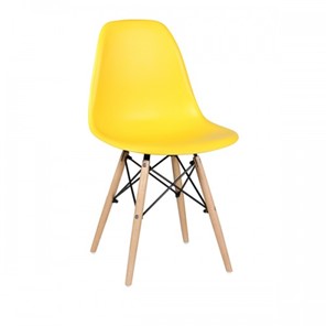 Обеденный стул EAMES DSW WX-503 PP-пластик желтый в Якутске