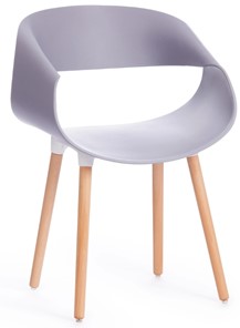 Обеденный стул QXX (mod. C1058) 54х56х78 серый 024 /натуральный арт.15194 в Якутске