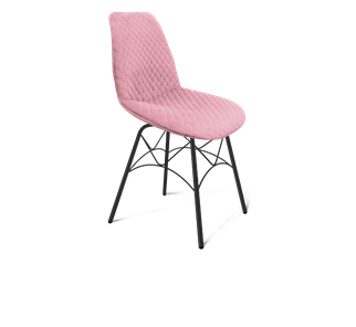 Обеденный стул SHT-ST29-С22 / SHT-S107 (розовый зефир/черный муар) в Якутске