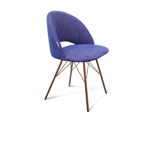 Обеденный стул SHT-ST34 / SHT-S37 (синий мираж/медный металлик) в Якутске