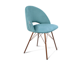 Обеденный стул SHT-ST34-1 / SHT-S37 (голубая пастель/медный металлик) в Якутске