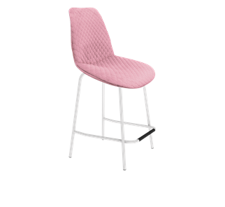 Полубарный стул SHT-ST29-С22 / SHT-S29P-1 (розовый зефир/белый муар) в Якутске