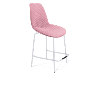 Полубарный стул SHT-ST29-С22 / SHT-S29P-1 (розовый зефир/хром лак) в Якутске