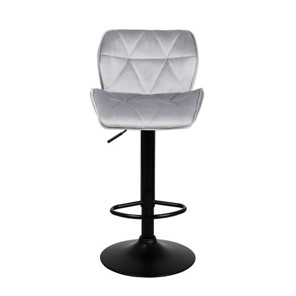 Барный стул Кристалл  WX-2583 белюр серый в Якутске