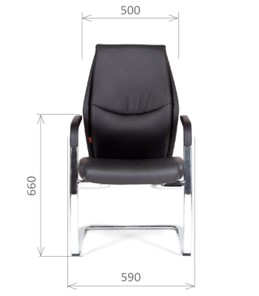 Офисное кресло CHAIRMAN Vista V Экокожа премиум черная в Якутске - предосмотр 1