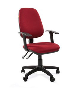Кресло офисное CHAIRMAN 661 Ткань стандарт 15-11 красная в Якутске - предосмотр