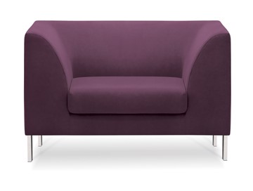 Кресло офисное Сиеста, ткань Сахара / фиолетовая С33 в Якутске