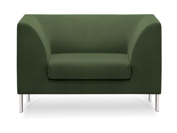 Офисное мягкое кресло Сиеста, ткань Сахара / зеленая С39 в Якутске