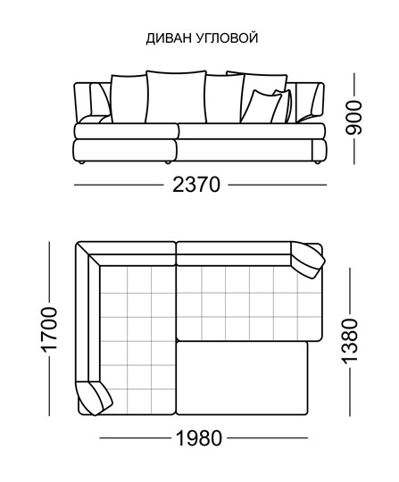 Угловой диван Бруно Элита 50 Б в Якутске - изображение 6