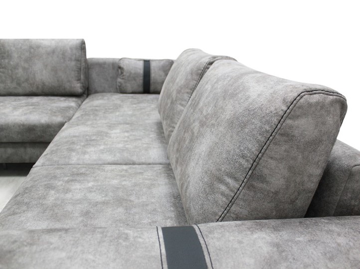 Угловой диван с узкой спинкой Даллас  м6,2+м3+м4+м9+м6+м15 отдельный +2 малые подушки+ящик в малой части в Якутске - изображение 4