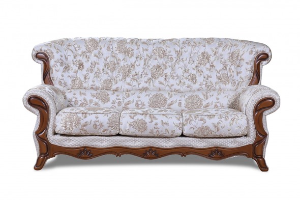 Прямой диван Барокко, ДБ3 в Якутске - изображение